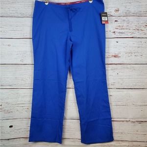 Dickies Every Day EDS Medical Scrub Pants Unisex L Blue Drawstring Pockets NWT